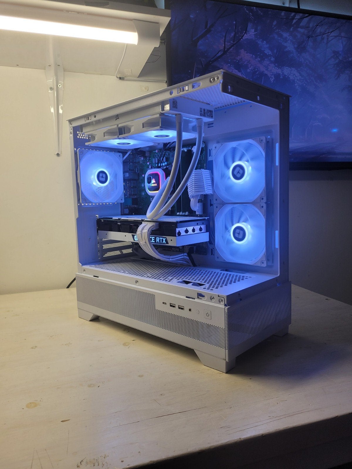 GAME PC/RTX 3080/I7 12700E/32GB DDR5/3TB/WIT/ ''NIEUW'' /, Computers en Software, 32 GB, Ophalen of Verzenden, Zo goed als nieuw