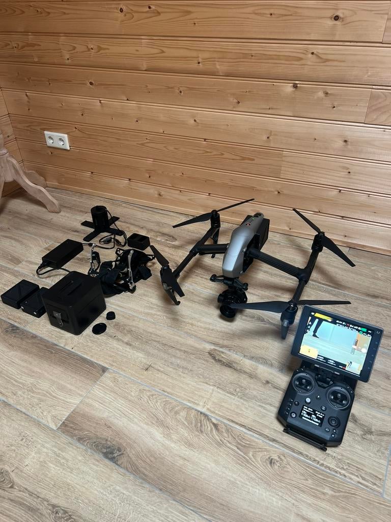Dji Inspire 2 Zenmuse X5S Complete set, Audio, Tv en Foto, Drones, Return to Home, Zo goed als nieuw, DJI, Professionele drone