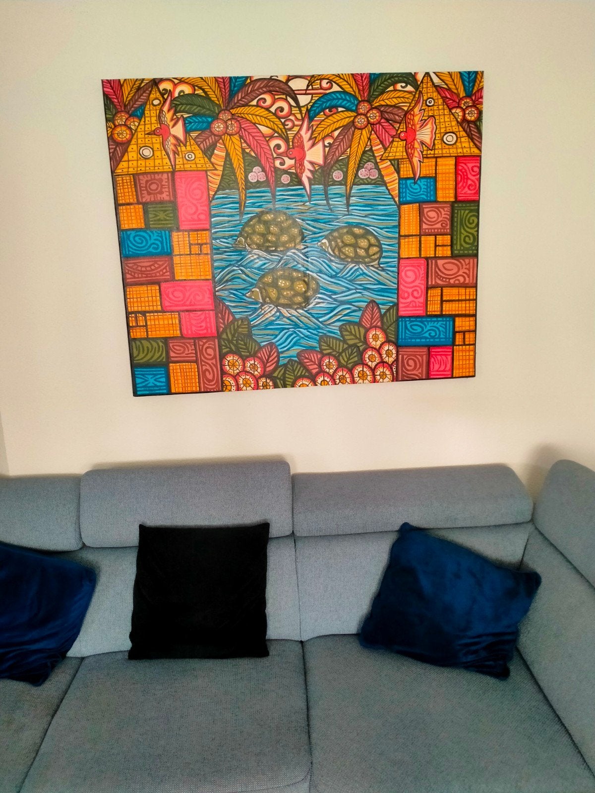 Indonesisch schilderij, Ophalen
