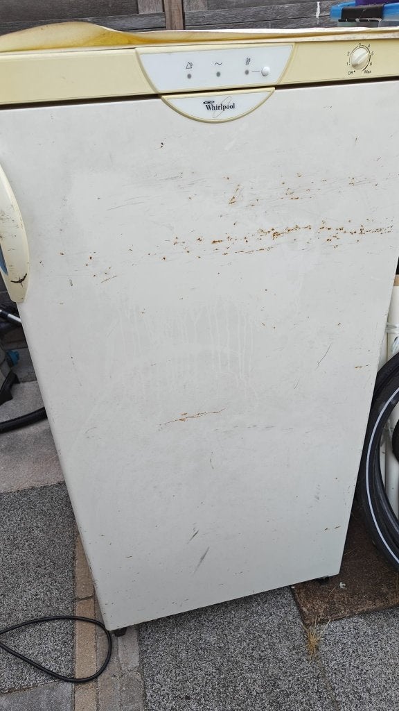 Whirlpool vriezer, Gebruikt, Minder dan 60 cm, Vrijstaand, Ophalen