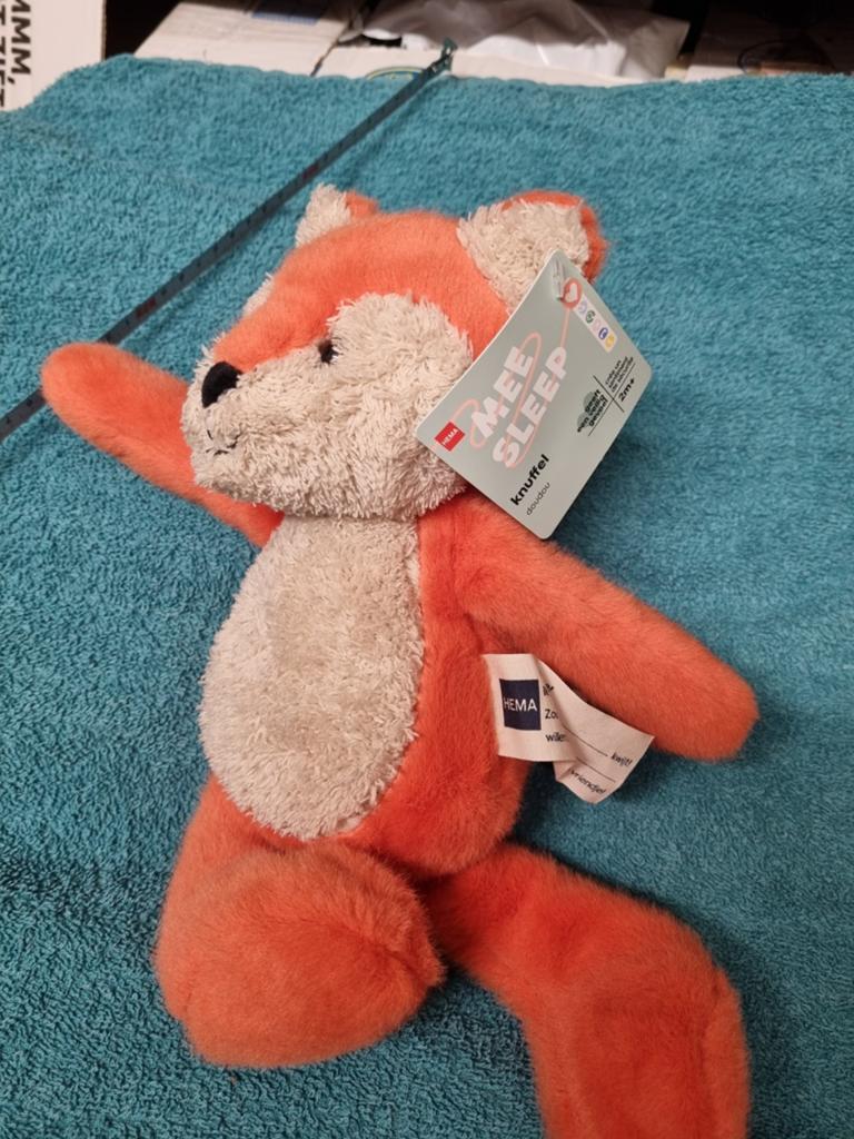 Hema vos knuffel nr 1, Ophalen of Verzenden, Nieuw, Overige typen