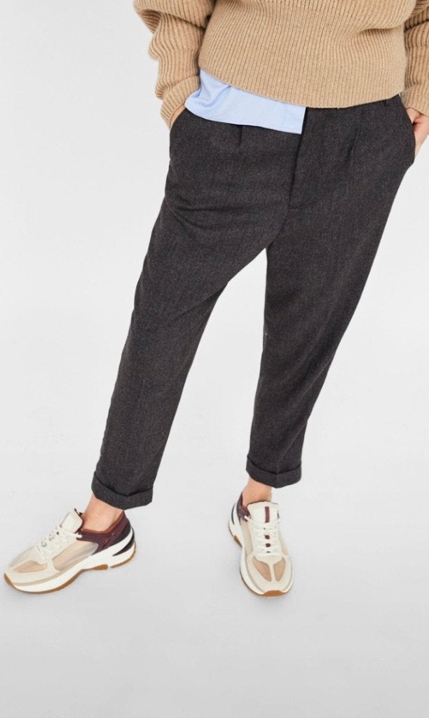 Zara grijze broek nieuw maat XS, Zara, Nieuw, Ophalen of Verzenden, Maat 34 (XS) of kleiner