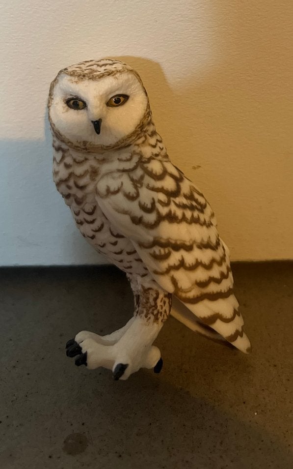 Prachtig uilenbeeldje - Sneeuwuil van schleich, Verzamelen, Ophalen of Verzenden, Zo goed als nieuw, Vogel, Beeldje of Figuurtje