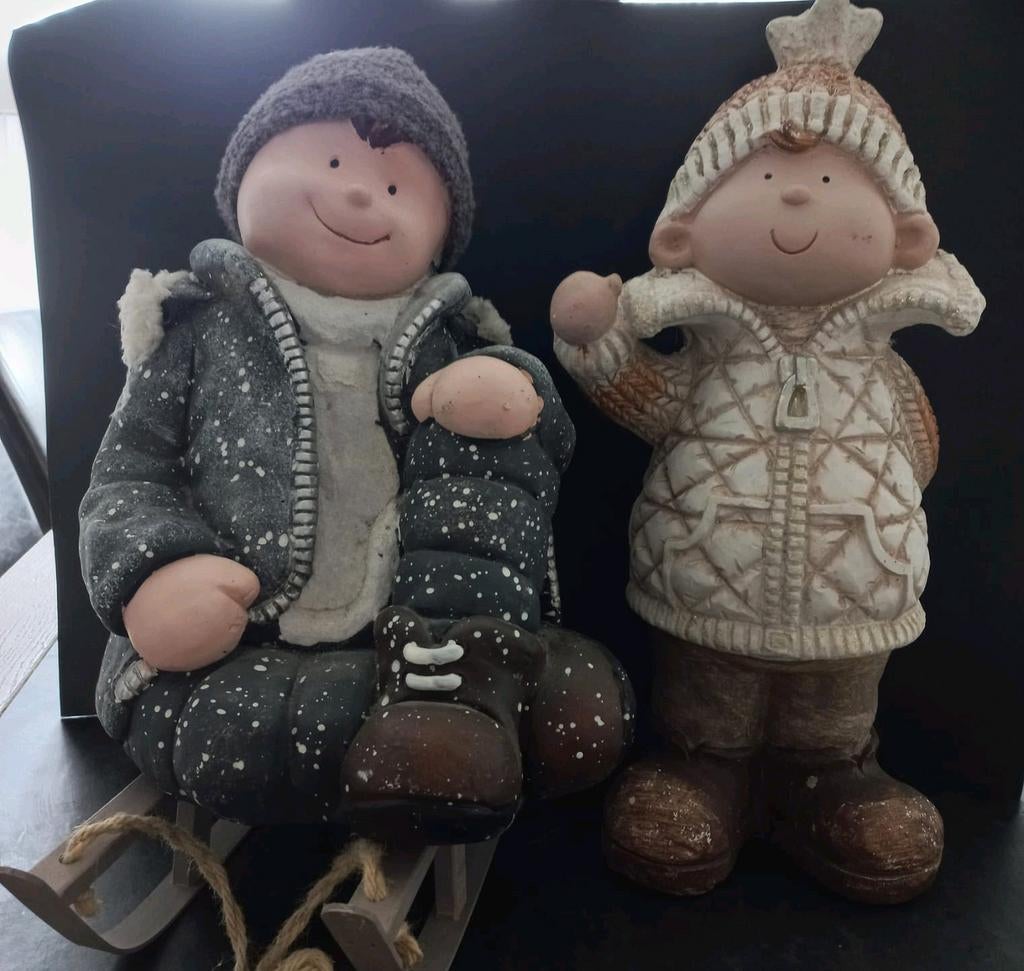 Twee winter beelden, Ophalen, Zo goed als nieuw, Overige typen