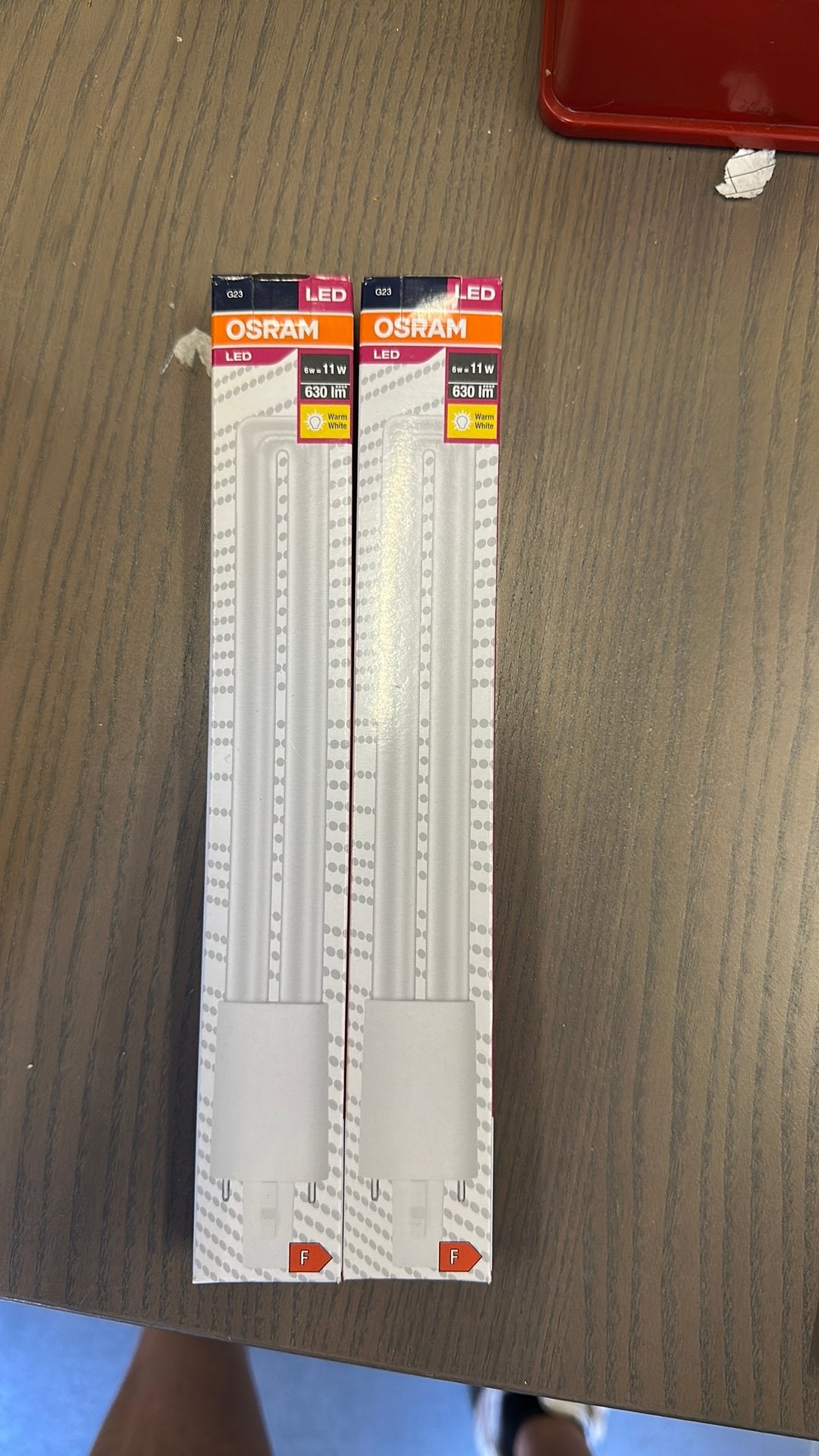 Osram G23 LED 6=11w 630lm warm white 2x, Ophalen, Led-lamp, Osram, Nieuw