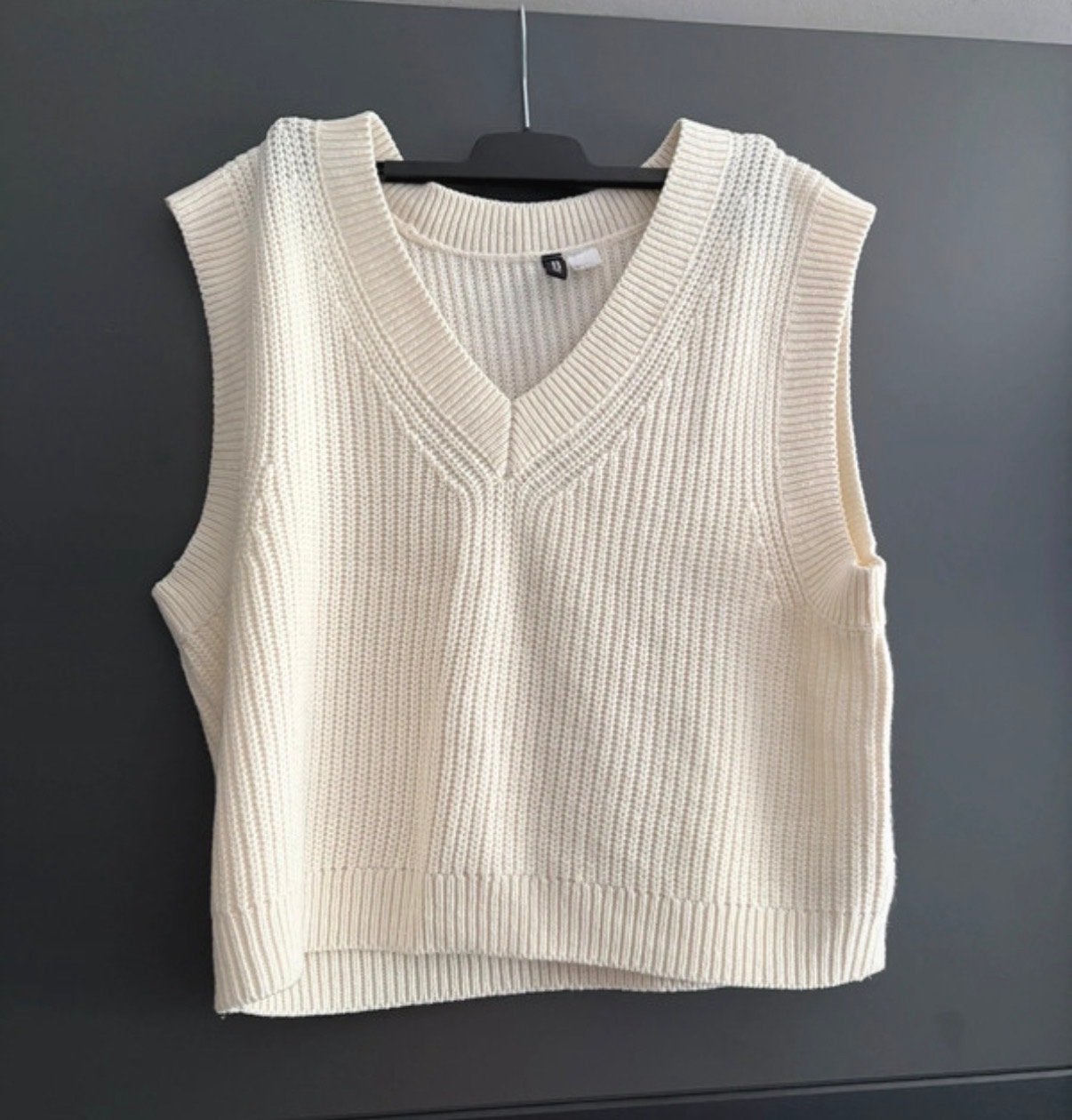 Gebreide spencer - Maat L, Ophalen of Verzenden, Gedragen, Maat 42/44 (L), Beige