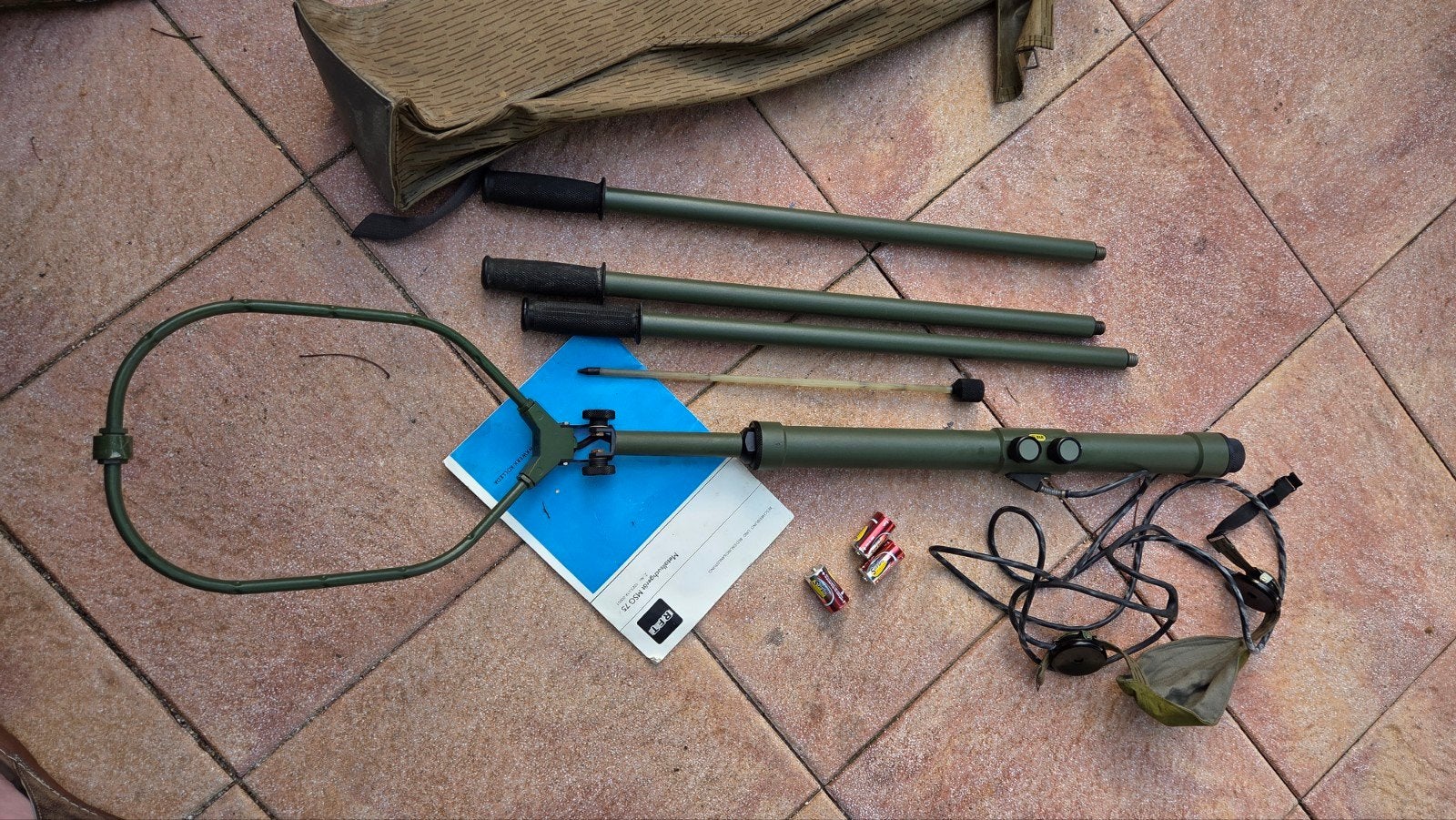 MSG-75 Mijndetector DDR - Zo goed als nieuw, Hobby en Vrije tijd, Metaaldetectors, Zo goed als nieuw, Minelab, Ophalen of Verzenden