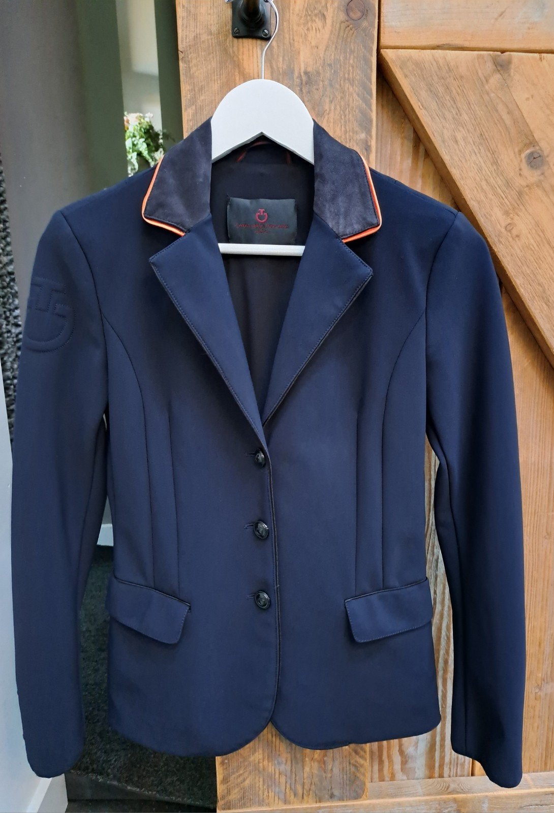 Prachtig Cavallaria Toscane wedstrijdjasje blauw, Dieren en Toebehoren, Blauw, Sierdetails, Dressuur, Overige merken