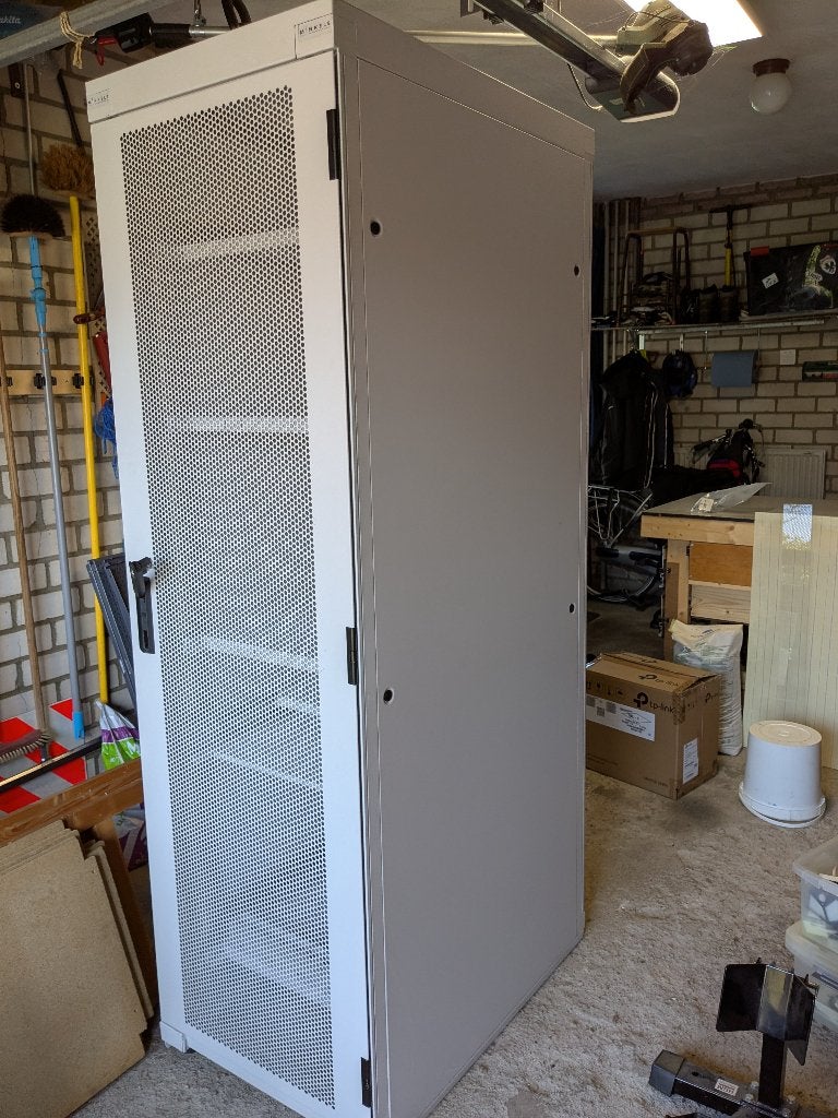 Minkels 41U Serverkast / Patchkast (60x90x200cm) Compleet, Ophalen, Gebruikt, Geperforeerd, Glas