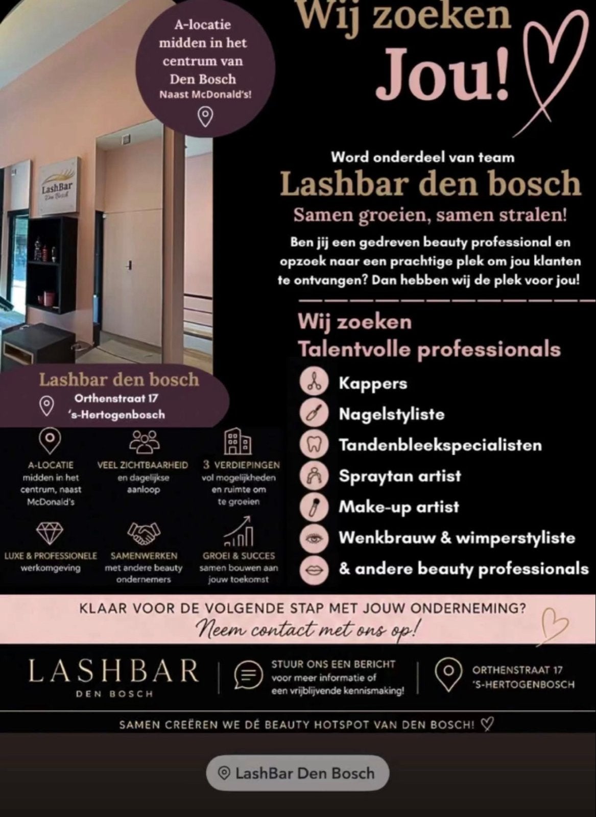 Werkplek / Stoel te huur, Overige