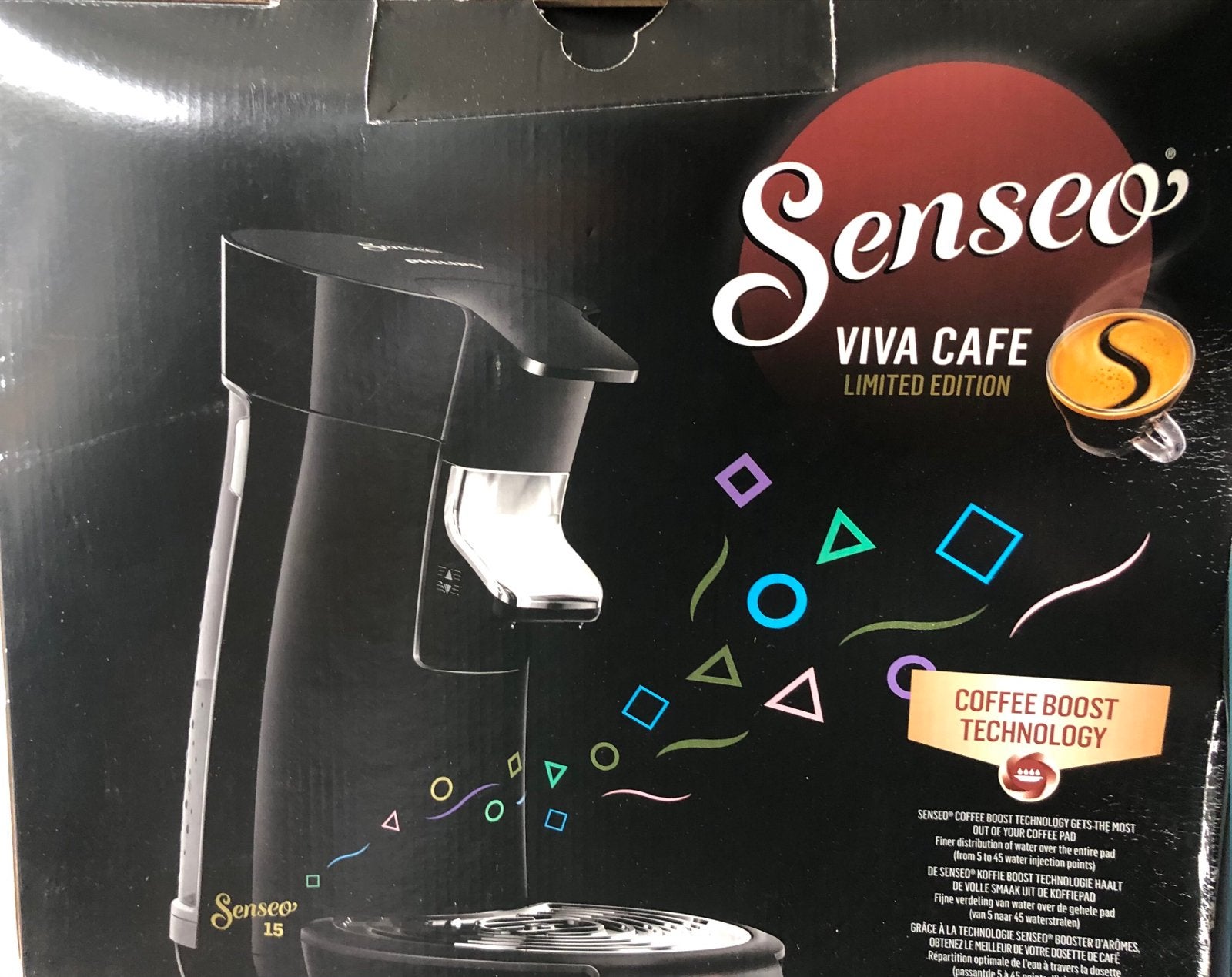 Senseo Viva Cafe Limited Edition Koffiezetapparaat, Koffiepads en cups, Ophalen of Verzenden, 2 tot 4 kopjes, Koffiemachine