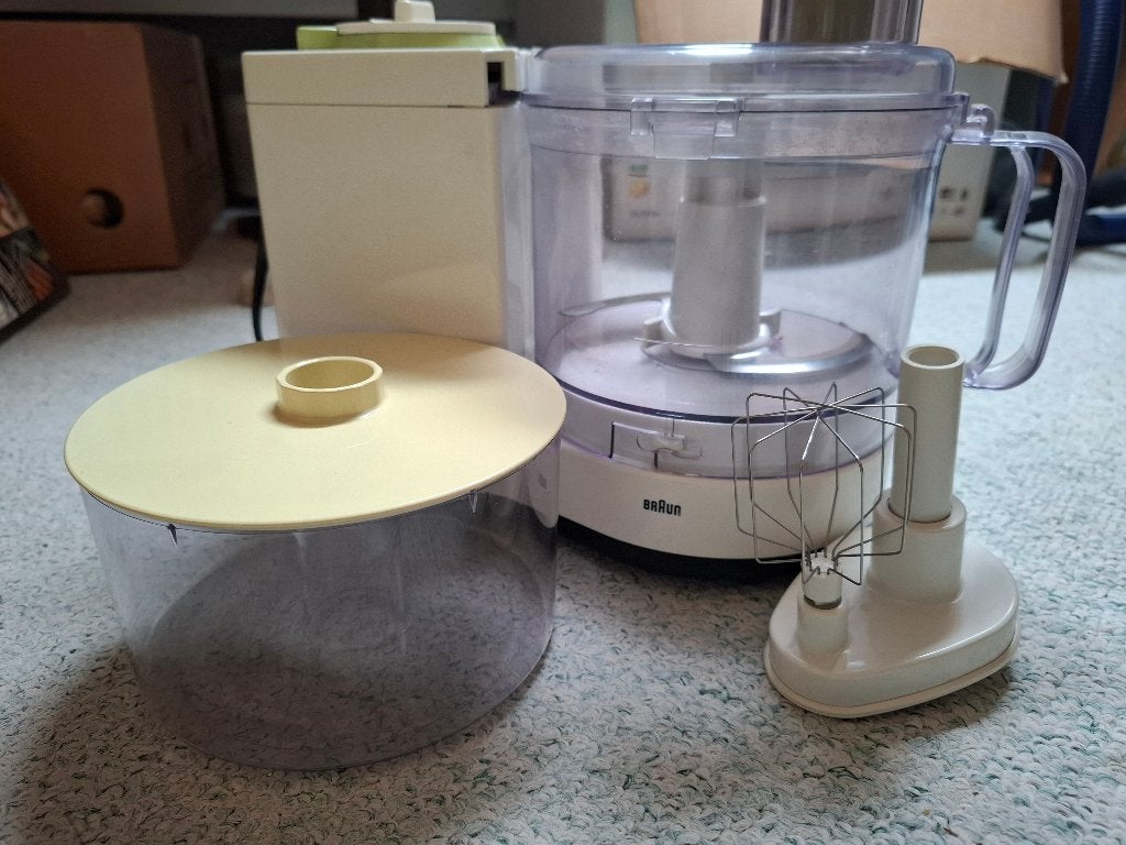 Te koop, Braun Multipractic keukenmachine / foodmachine, Ophalen, Overige typen, Zo goed als nieuw, Wit