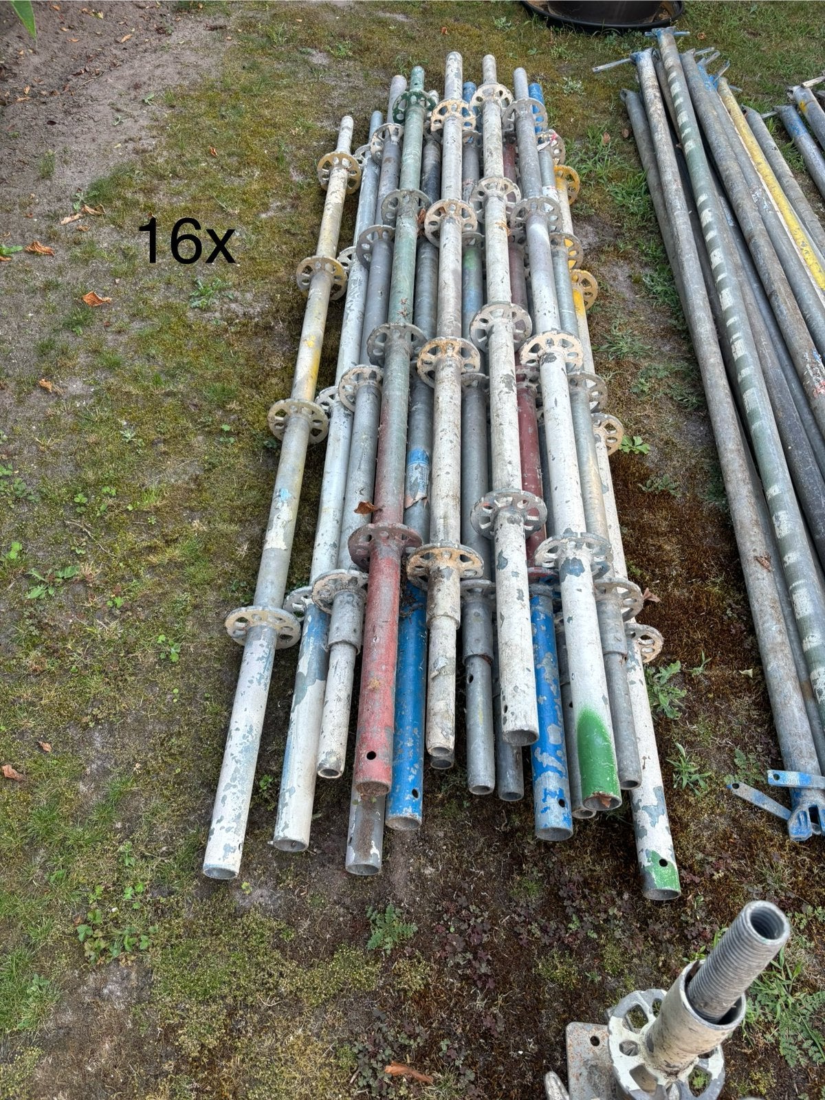 Modulaire steiger te koop, Doe-het-zelf en Verbouw, Steigers, Ophalen, Gebruikt, Gevelsteiger, 5 meter of hoger