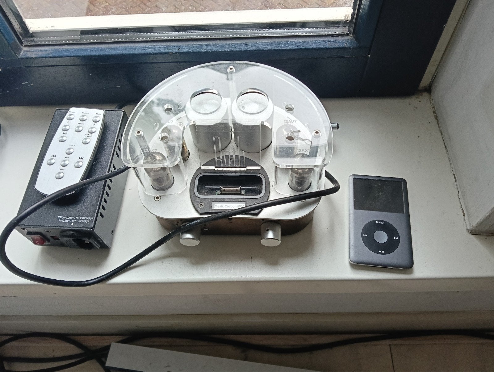 Roth  buizenversterker + ipod, Ophalen of Verzenden, Zo goed als nieuw, Minder dan 60 watt, Overige merken