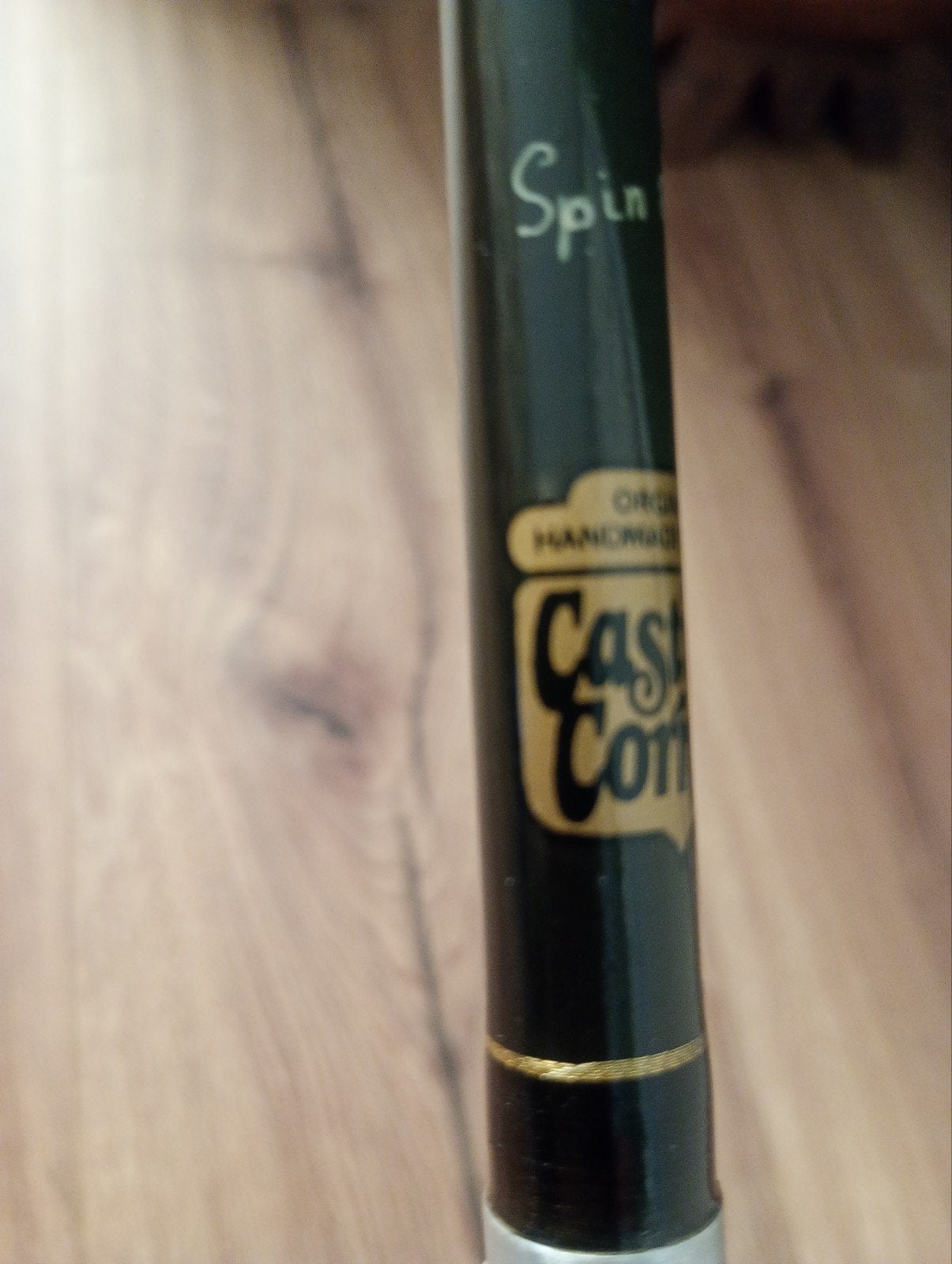 Casting Corner handbuild, handgebouwde spinhengel 8 feet, Ophalen, Zo goed als nieuw, Werphengel