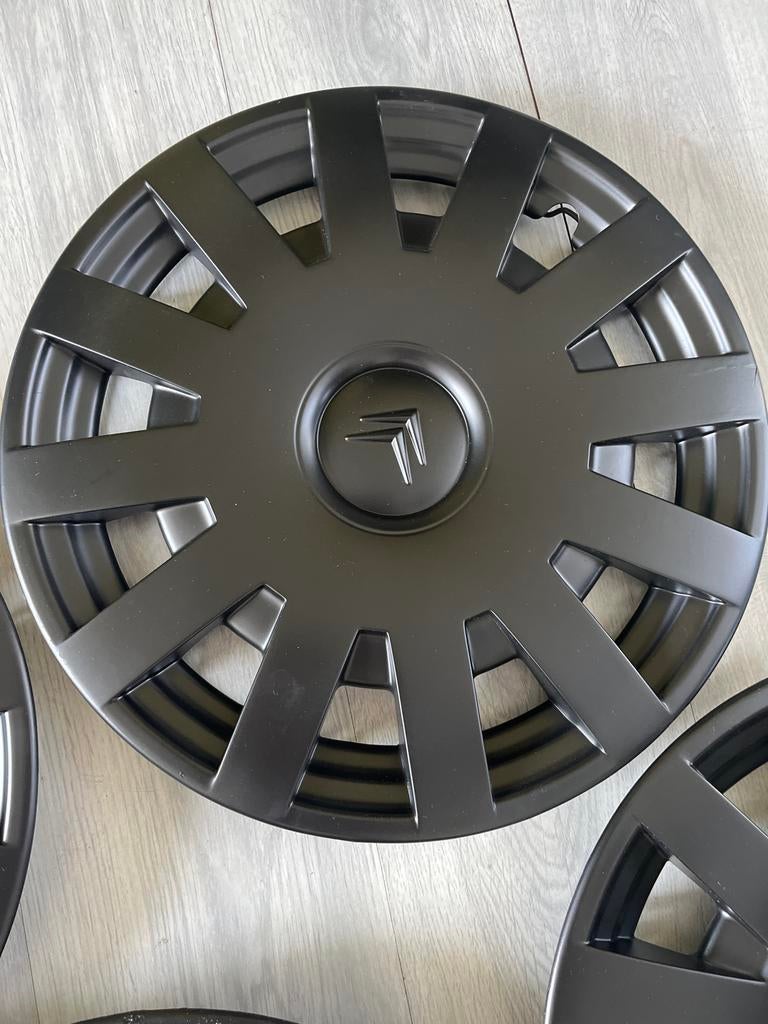 Wieldoppen Citroën C2 15 inch - Mat Zwart, Ophalen of Verzenden, Gebruikt