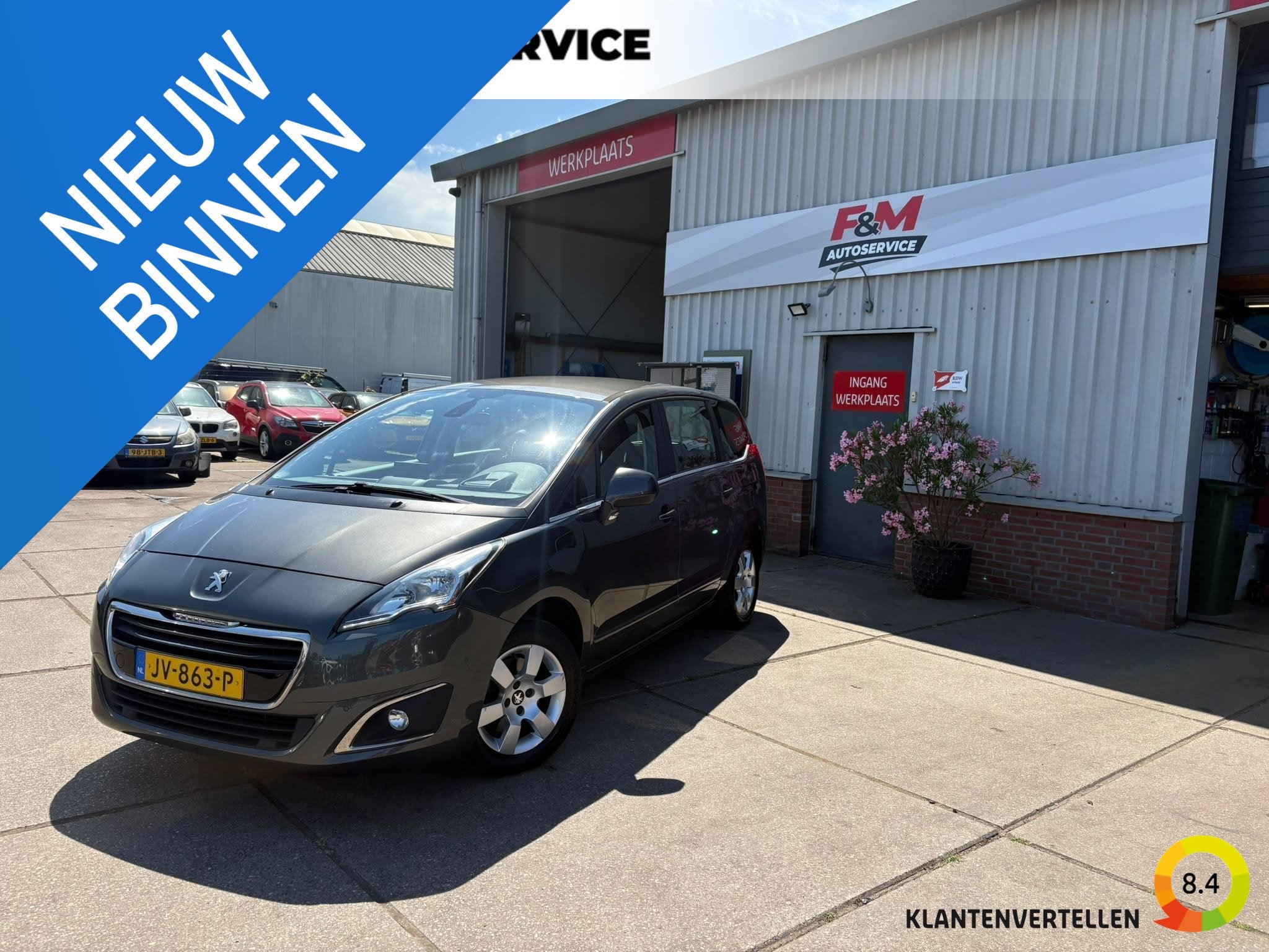 Peugeot 5008 1.2 PureTech Active 5p. Clima, cruise, camera,, Auto's, Peugeot, Voorwielaandrijving, 745 kg, Stof, Gebruikt