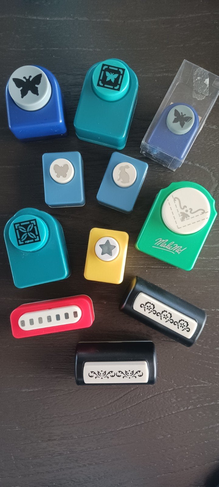11 leuke ponsen voor de knutselaar, Hobby en Vrije tijd, Ophalen of Verzenden, Zo goed als nieuw, Overige typen