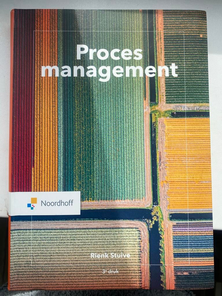 Proces management 3e druk, Boeken, Ophalen of Verzenden, Zo goed als nieuw, Management