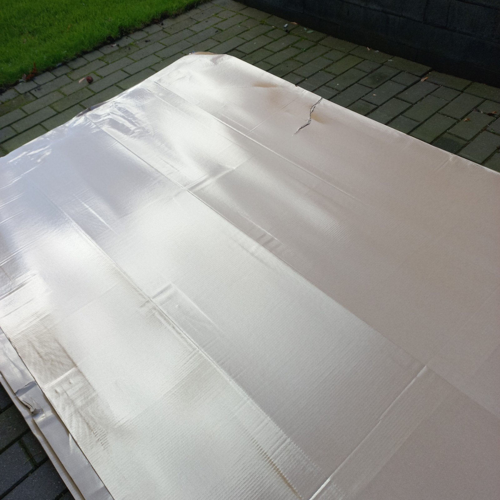 kartonnen platen, Ophalen, 15 m² of meer, Zeil
