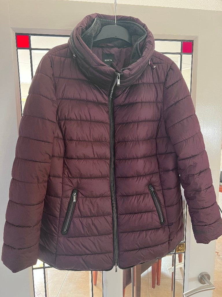 maat 44 winterjas dames Bonita als Nieuw aubergine, Kleding | Dames, Paars, Maat 42/44 (L), Bonita, Ophalen of Verzenden