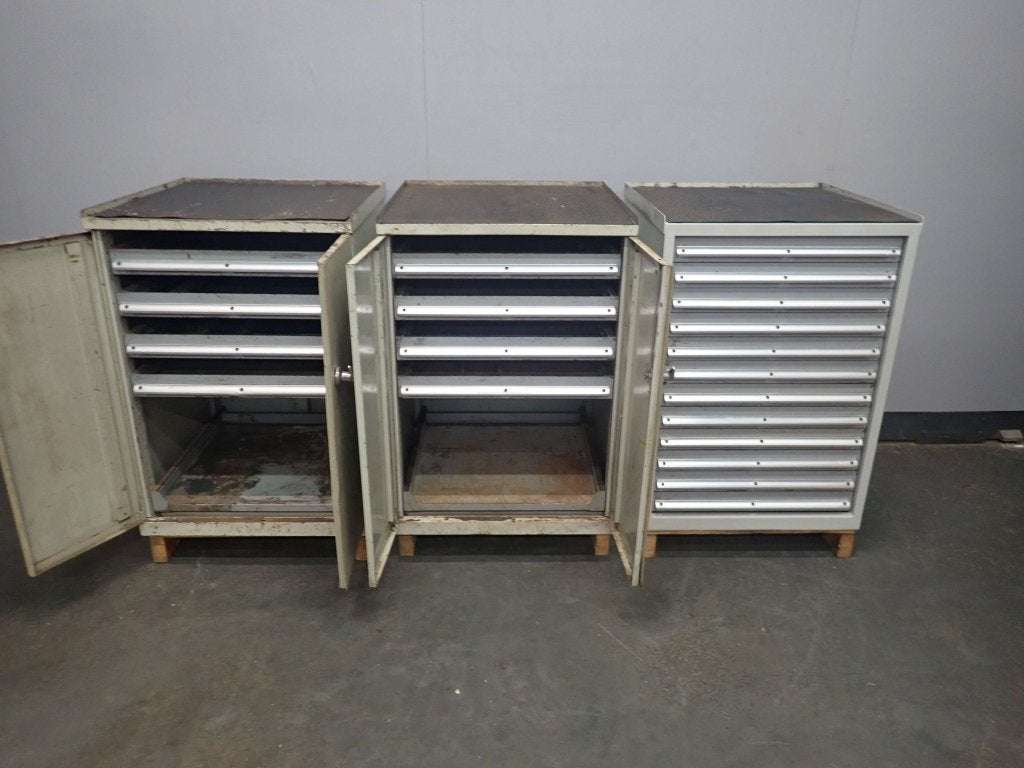 3x Lista Ladekast / Werkplaatskast / Gereedschapskast, Gebruikt, Info@lista.com, Fabrikstrasse 1 , 8586 Erlen , Zwitserland, Lista AG