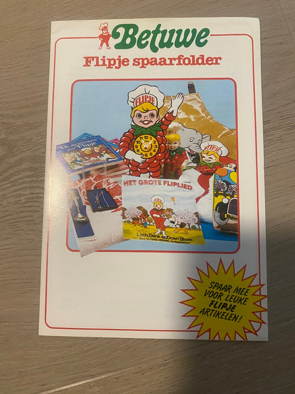 Flipje tiel spaarfolder, Ophalen of Verzenden, Zo goed als nieuw