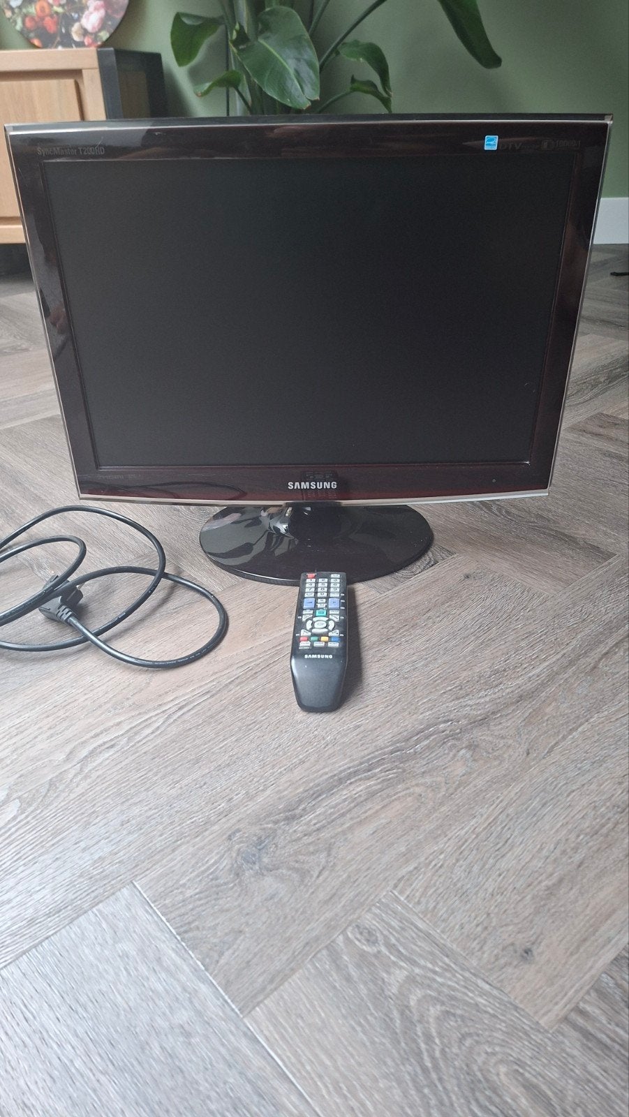 Samsung SyncMaster T200HD DTV Monitor met afstandsbediening, Audio, Tv en Foto, Televisies, Ophalen, Gebruikt, 50 Hz, Samsung