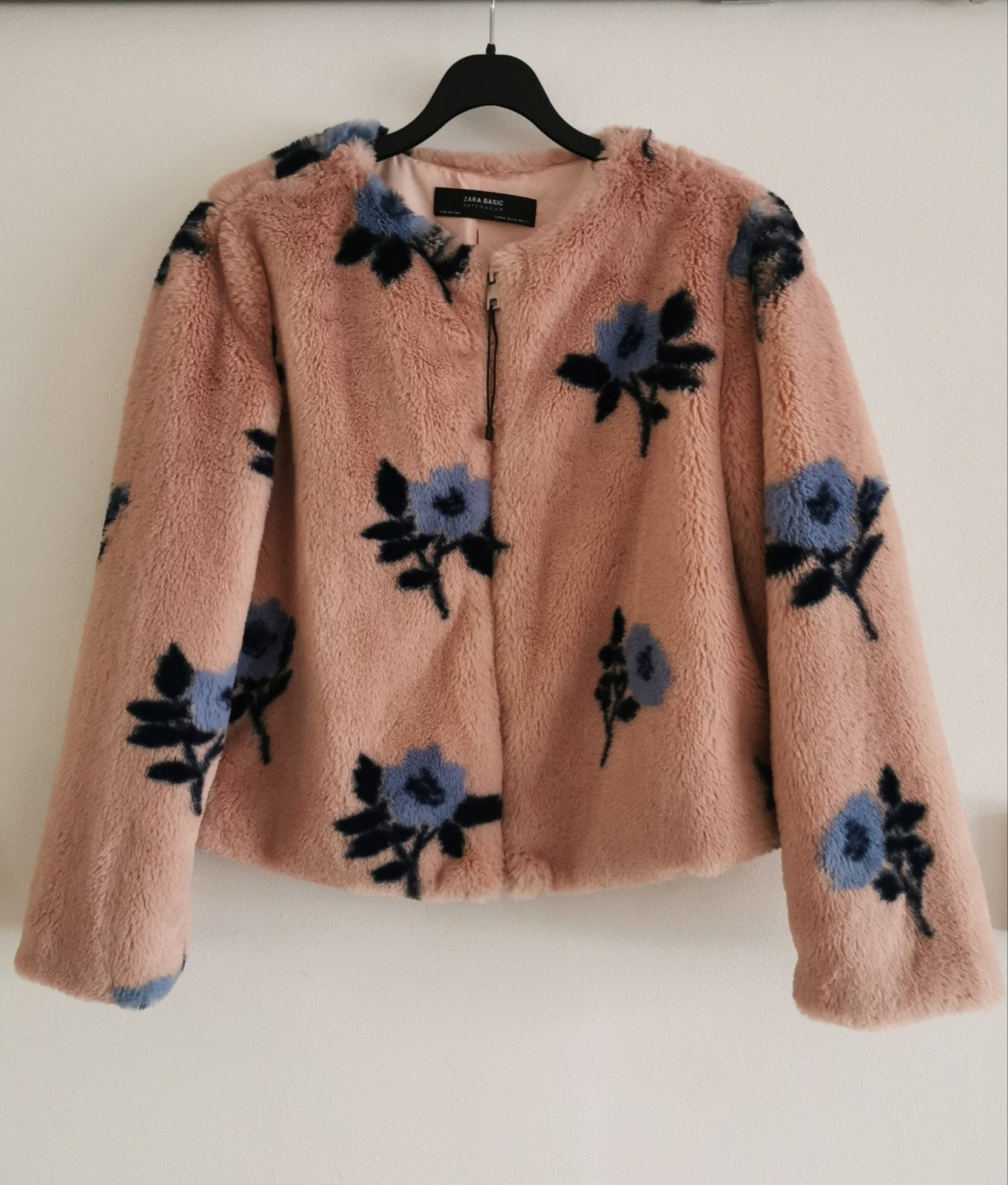 ZARA nepbont jas mt. M, Maat 38/40 (M), Zara, Nieuw, Meerkleurig