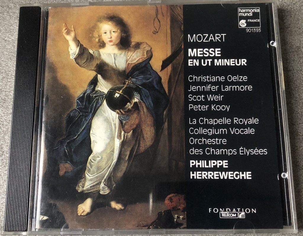 MOZART - MESSE EN UT MINEUR - PHILIPPE HERREWEGHE, Cd's en Dvd's, Mozart, Opera of Operette, Ophalen of Verzenden, Zo goed als nieuw