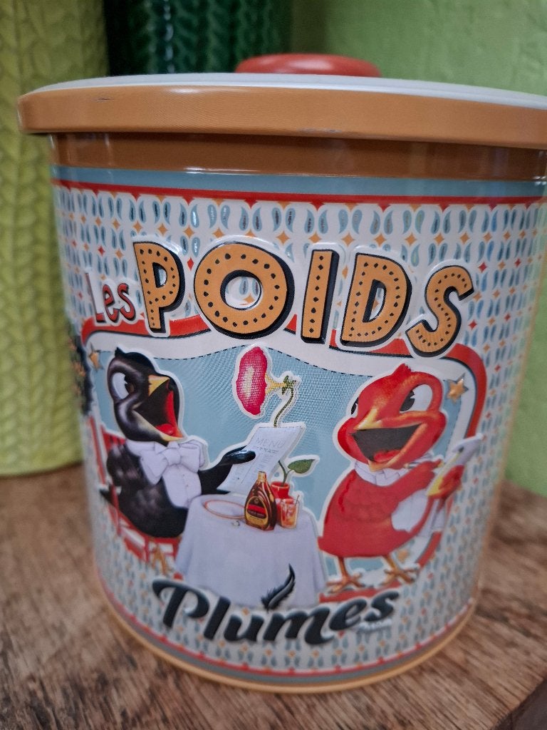 Prachtige blikken doos Natives Les poids et plumes, Ophalen of Verzenden, Nieuw, Overige, Overige merken