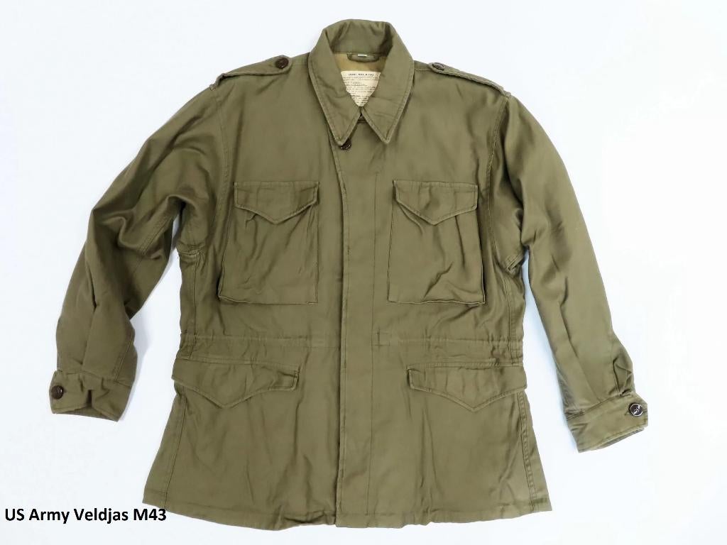 Jas,Veldjas,US,Army,WWII,M43, Verzamelen, Militaria | Tweede Wereldoorlog, Verzenden, Landmacht, Amerika, Kleding of Schoenen