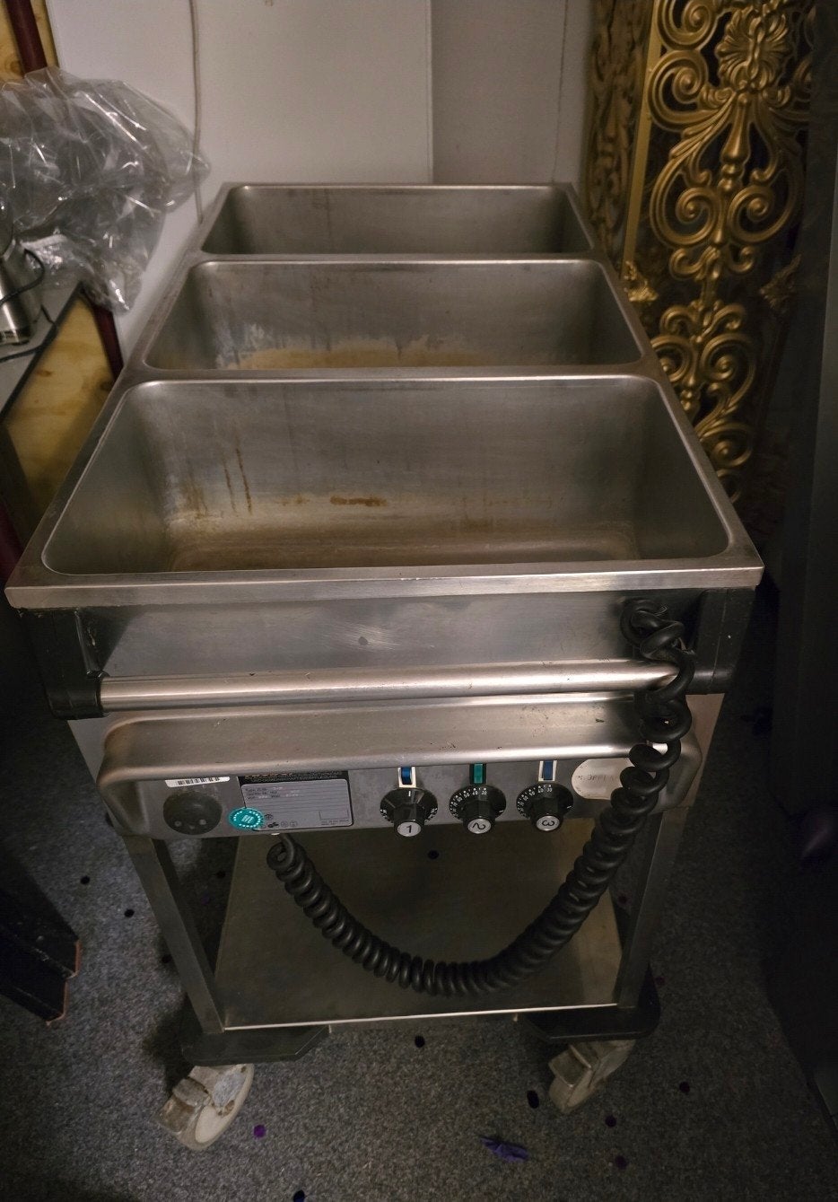 Bain-marie / Warmhoudbak (1 bak defect), Ophalen, Gebruikt