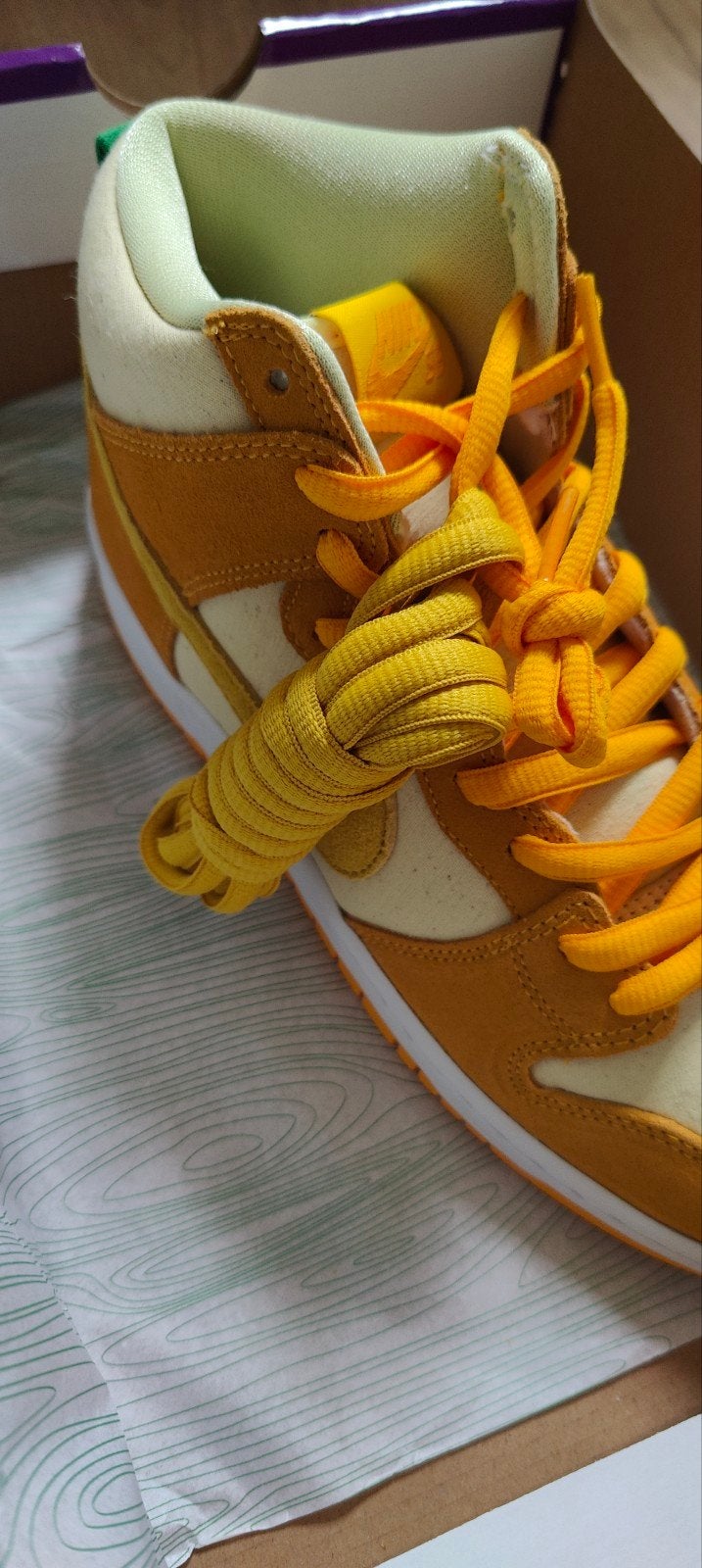 Nike SB Dunk High Pro "Pineapple" - Maat 42.5, Nike SB, Overige kleuren, Nieuw, Ophalen of Verzenden