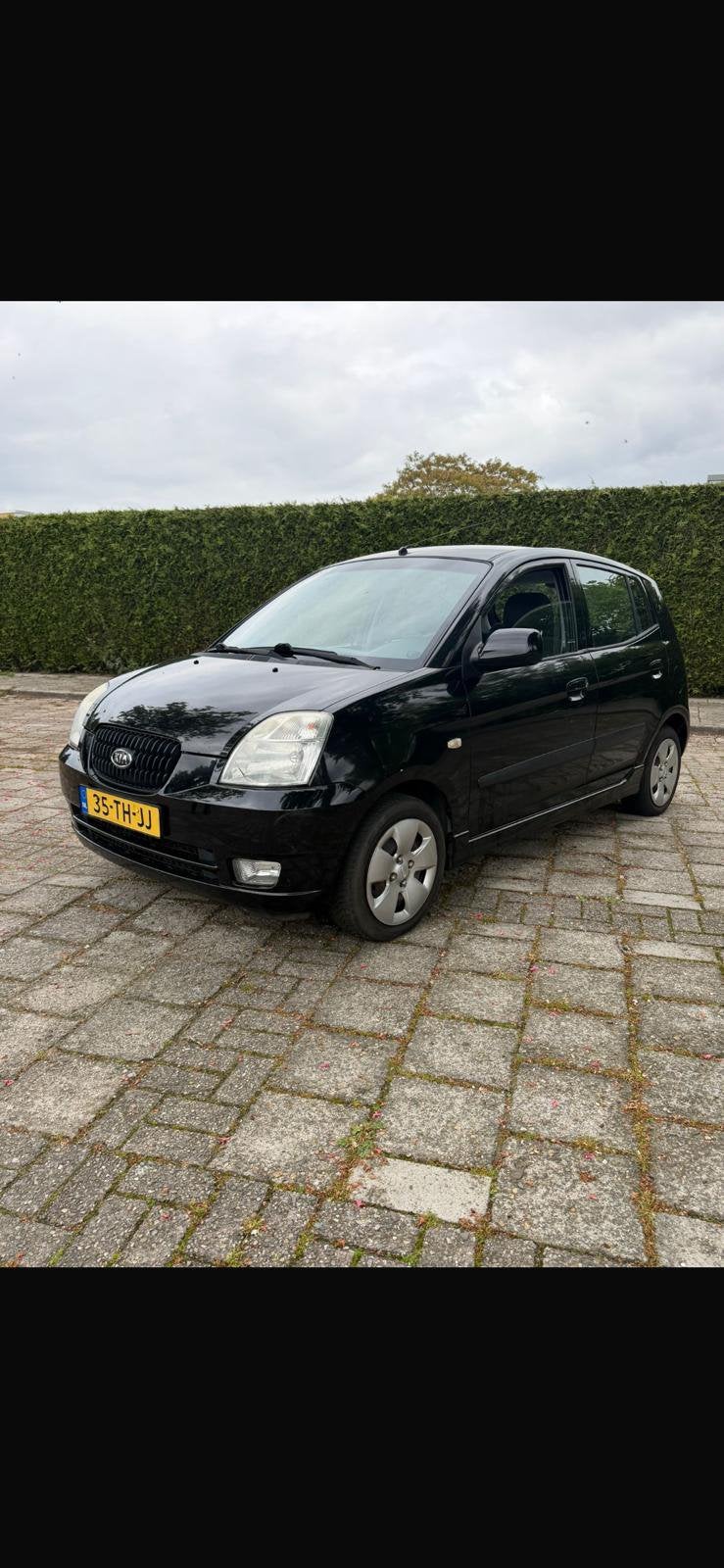 Kia Picanto 1.0 2006 Zwart, Voorwielaandrijving, 836 kg, 4 cilinders, 400 kg