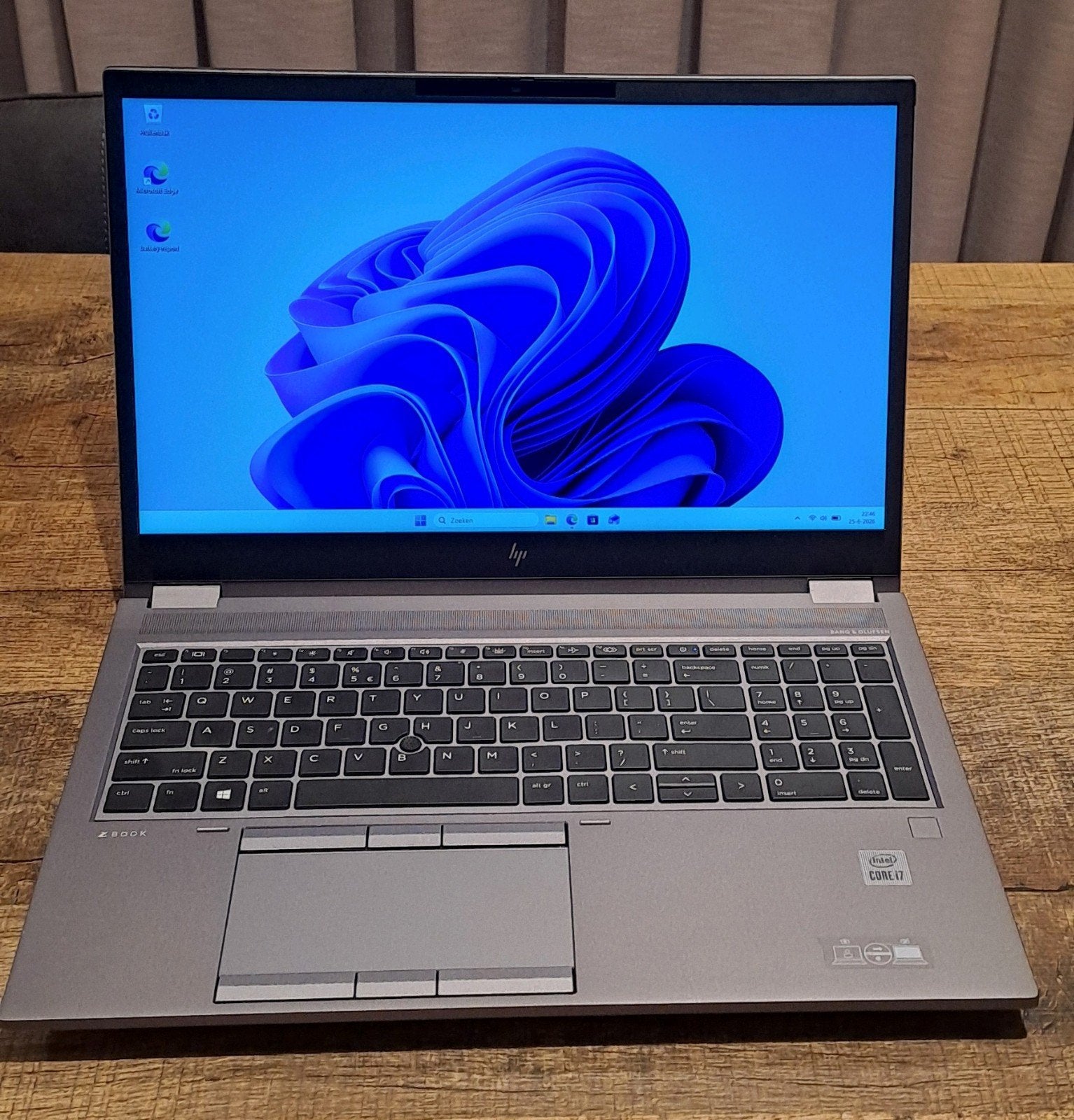 Hp Zbook Fury 15 G7 # I7 10 E GEN, Computers en Software, Windows Laptops, Gebruikt, Met videokaart, 2 tot 3 Ghz, SSD
