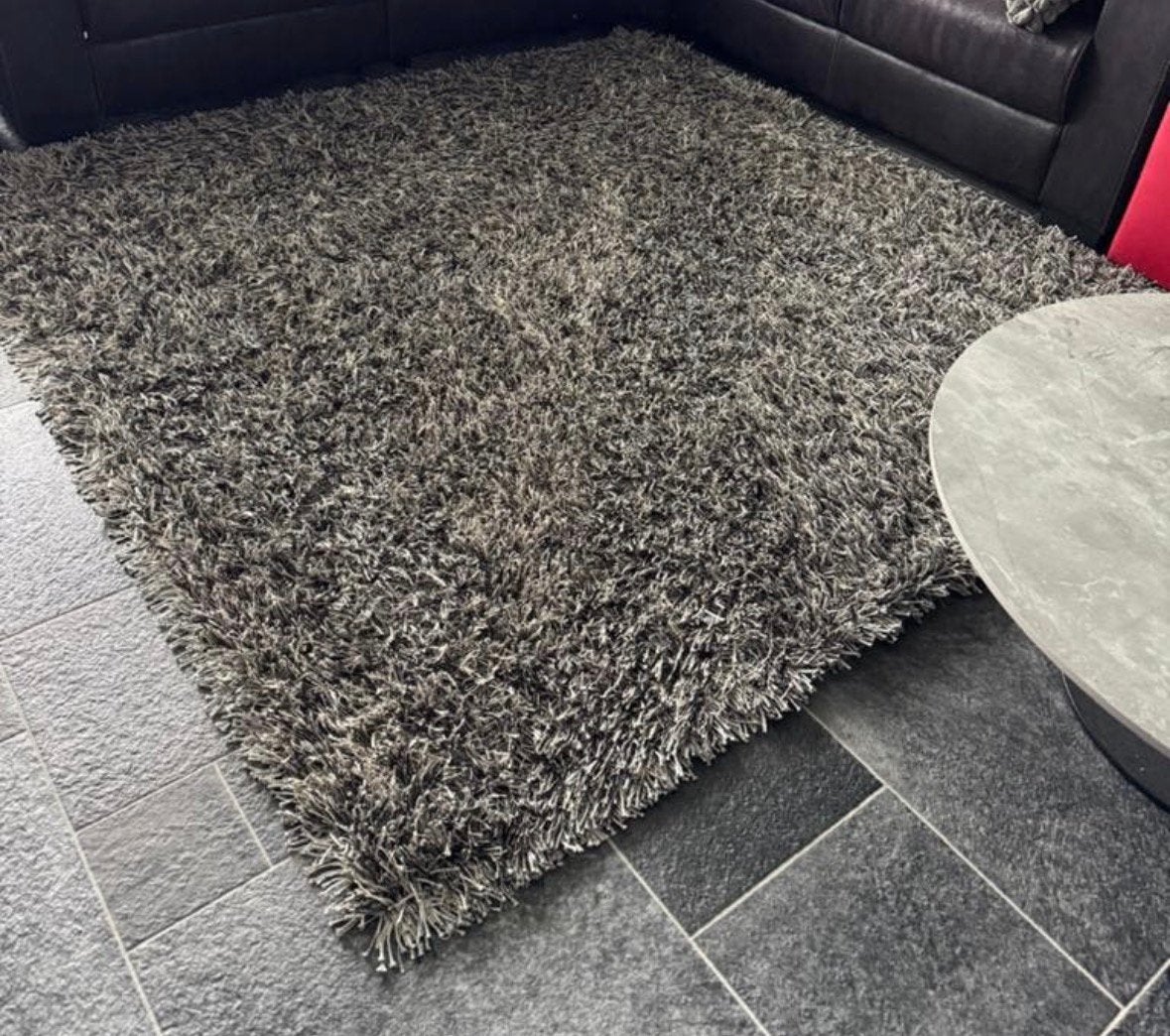 Gemeleerd vloerkleed 200 x 200 cm, Ophalen, Zo goed als nieuw, Rechthoekig, 200 cm of meer