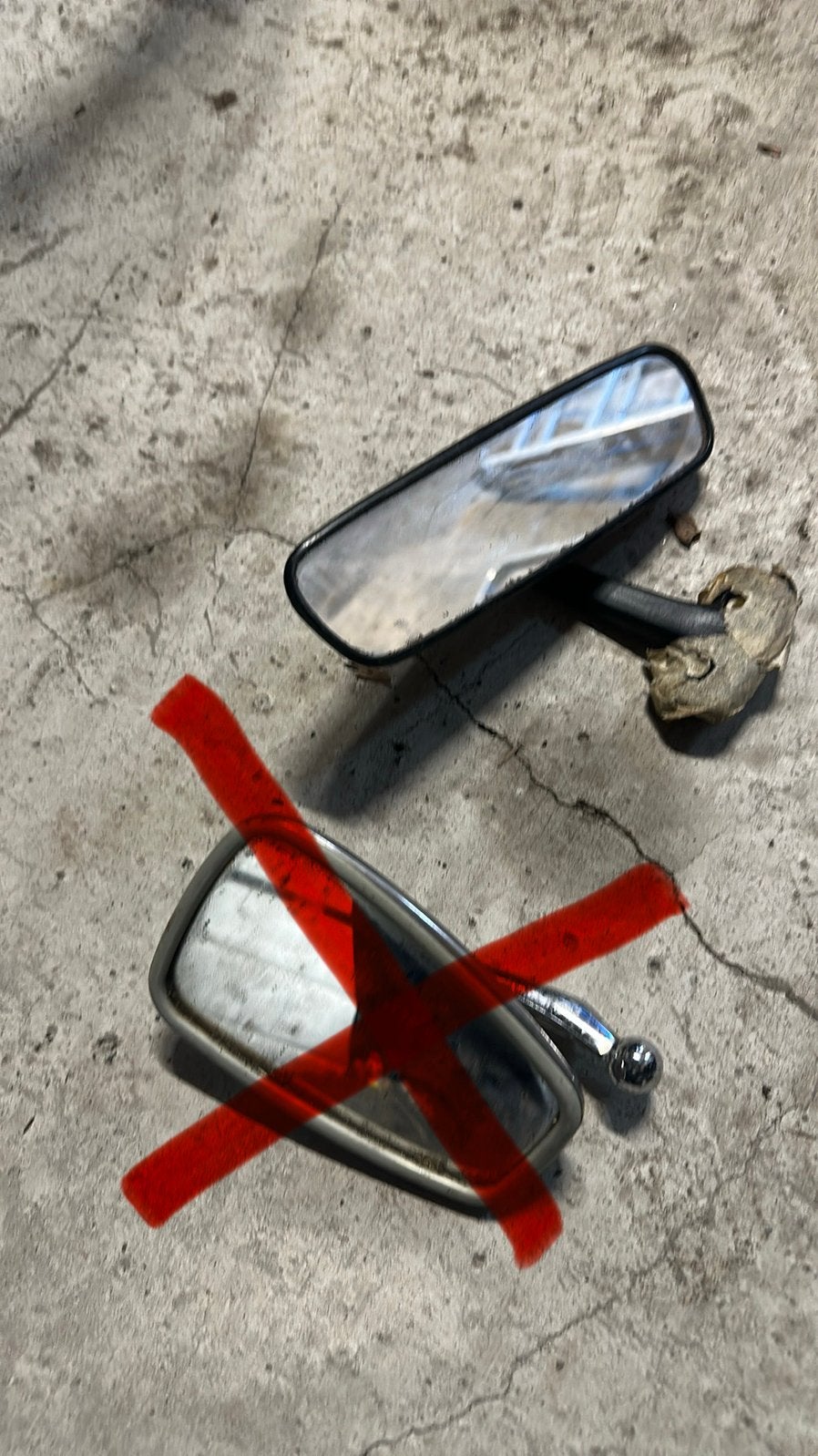 Achteruitkijkspiegel binnenspiegel spiegel DAF oldtimer, Ophalen of Verzenden, Gebruikt, Oldtimer onderdelen