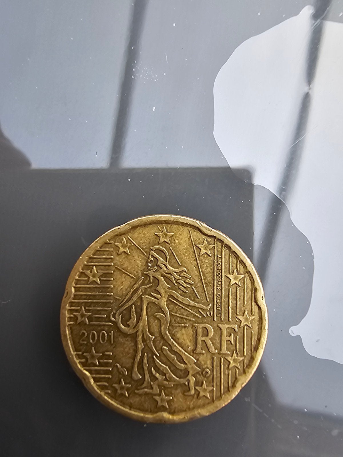 Zeldzame 20 eurocent munt 2001 Italië, Ophalen, Italië, 20 cent, Losse munt
