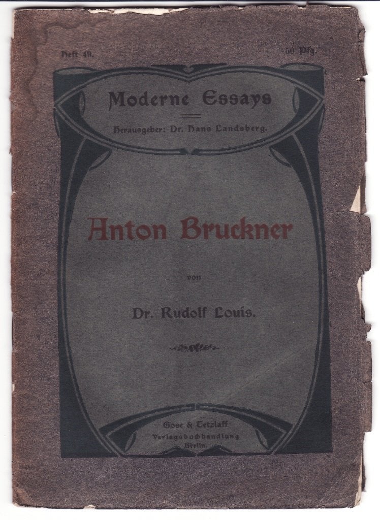 2 boeken over Anton Bruckner, Boeken, Ophalen of Verzenden, Gelezen, Artiest