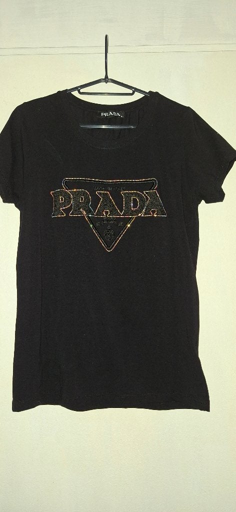 Prada Shirt, Prada, Zwart, Maat 46/48 (XL) of groter, Nieuw
