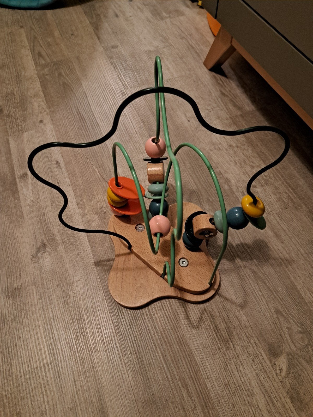 Houten kralenframe / kralenspiraal, Ophalen, Zo goed als nieuw, Overige typen