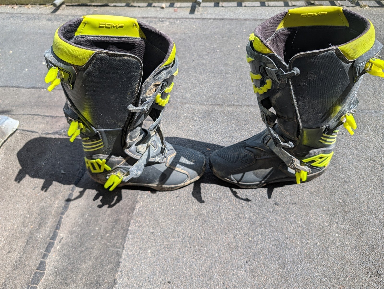 Fox crosslaarzen gebruikt  maat 44, Motoren, Ophalen, Tweedehands, Laarzen