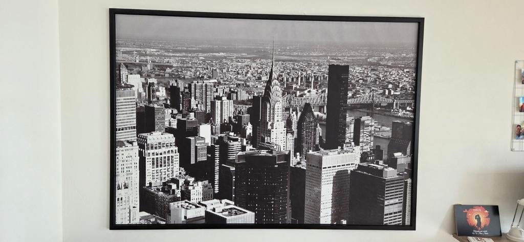 Grote New York poster 200x140 – zwart/wit eyecatcher!, Ophalen, 1980 tot heden, Zo goed als nieuw, Overige onderwerpen