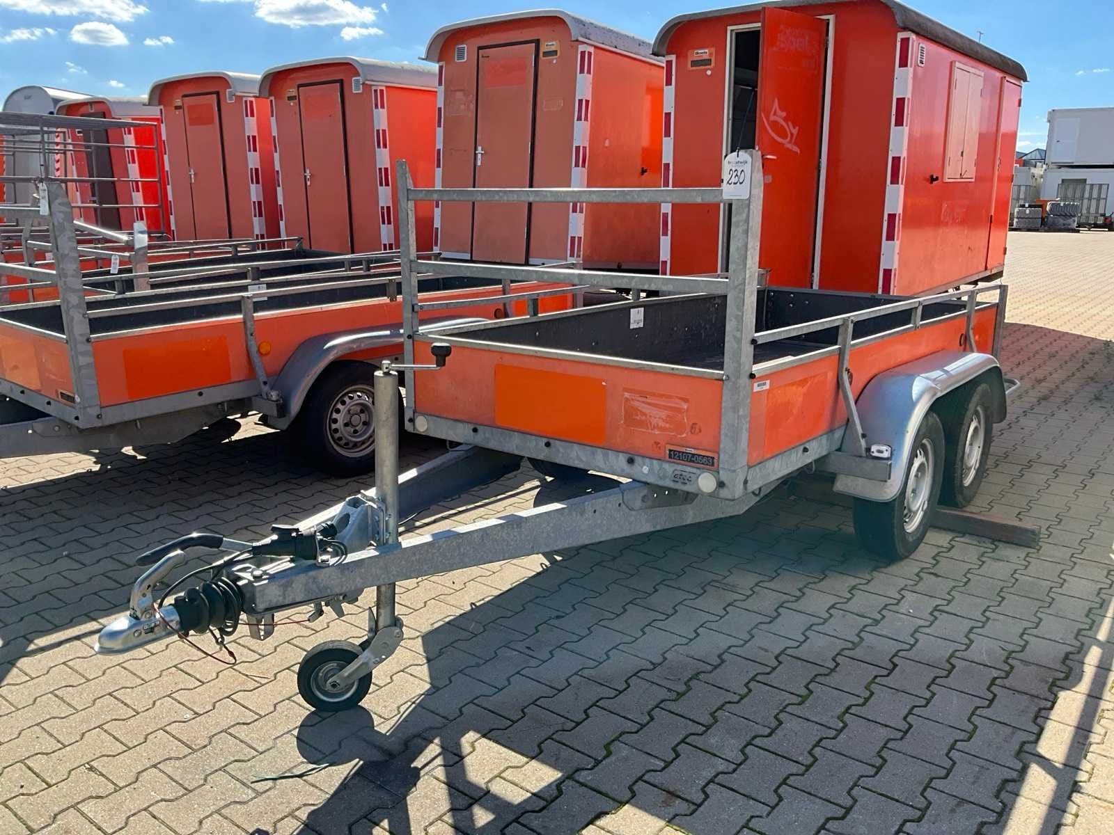 2018 Atec EB2 2-1 Dubbelas aanhangwagen, Gebruikt