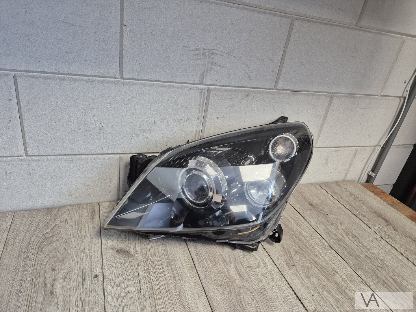 Koplamp links XENON + bocht afl Opel Astra H 2004 - 2010, Gebruikt, -, -, Opel