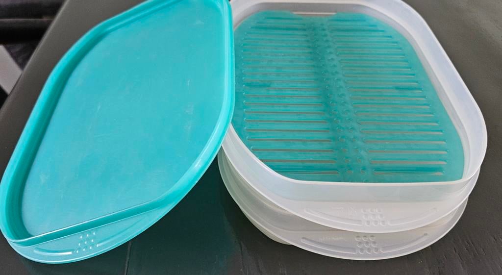 Diverse Tupperware vleeswaren schalen met deksels, Ophalen of Verzenden, Schaal
