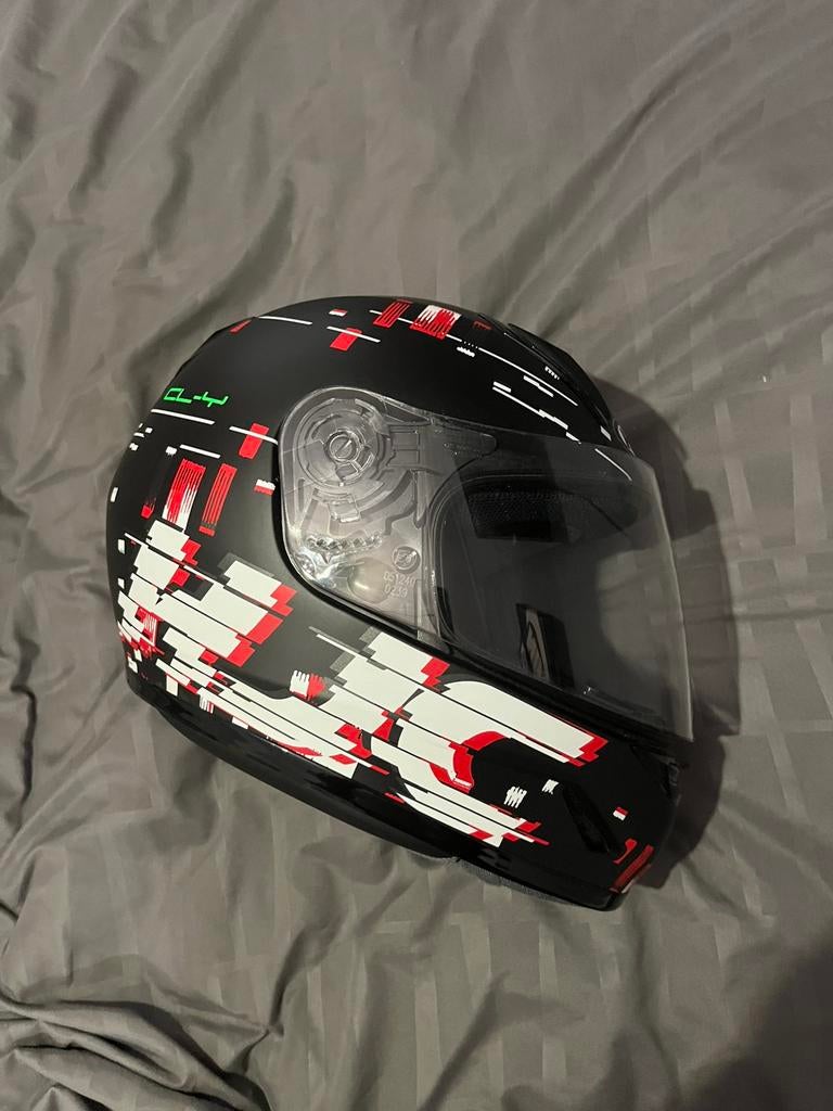 Motorhelm HJC (Maat M), Motoren, M, HJC, Kinderen, Ophalen of Verzenden