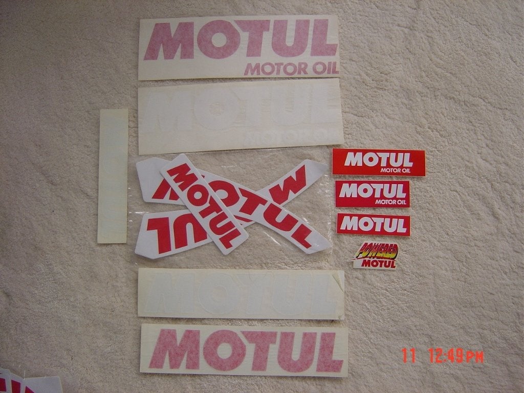 Jacques Villeneuve Motul Putoline Turbolenza Williams logo, Ophalen of Verzenden