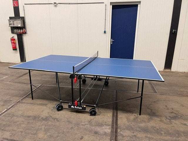 Buffalo tafeltennistafel - NIEUWSTAAT!, Ophalen, Gebruikt, Tafel Indoor, Verrijdbaar